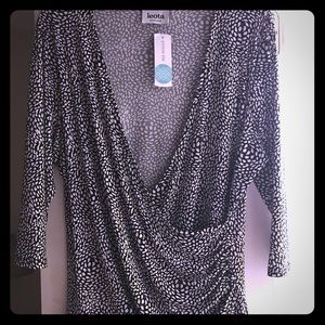 Stitch fix Leota faux wrap top- NWT- Sz XL